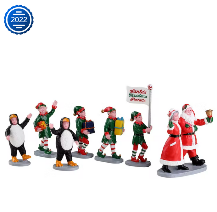 Lemax Santas elf parade