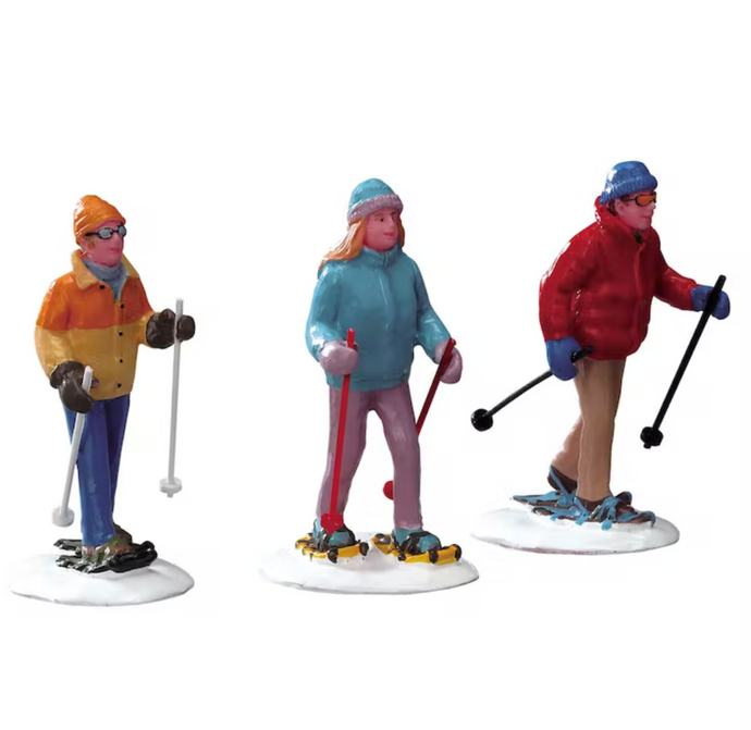 Lemax Snowshoe walkers